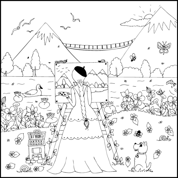 free coloring pages for pigment