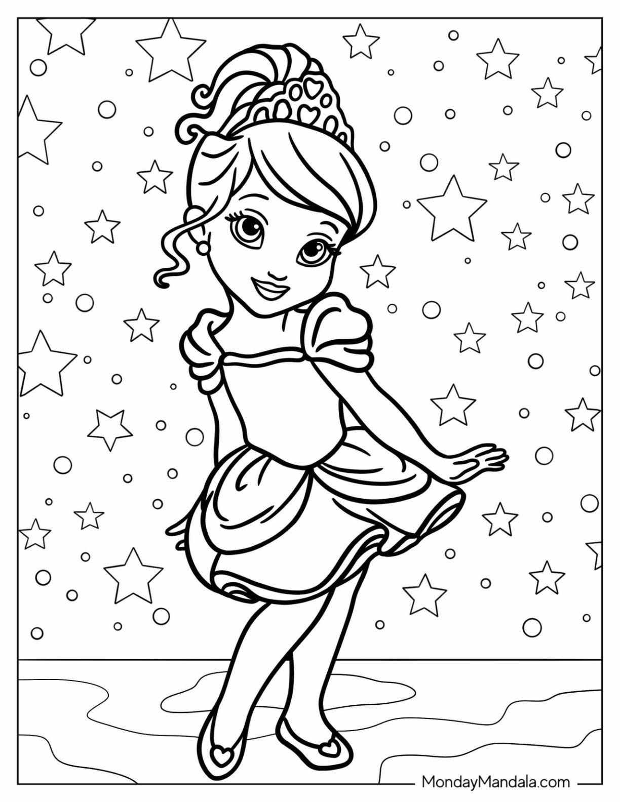 free coloring pages of princesses