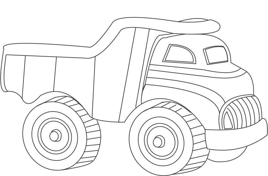 Coloring Transportation For Toddlers Trucks Large Cars Coloring Pages