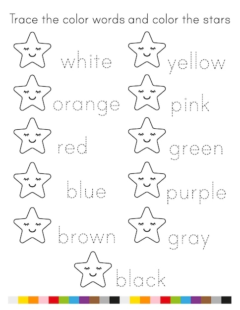 Colors Worksheets For Preschool Kindergarten K5 Learning 