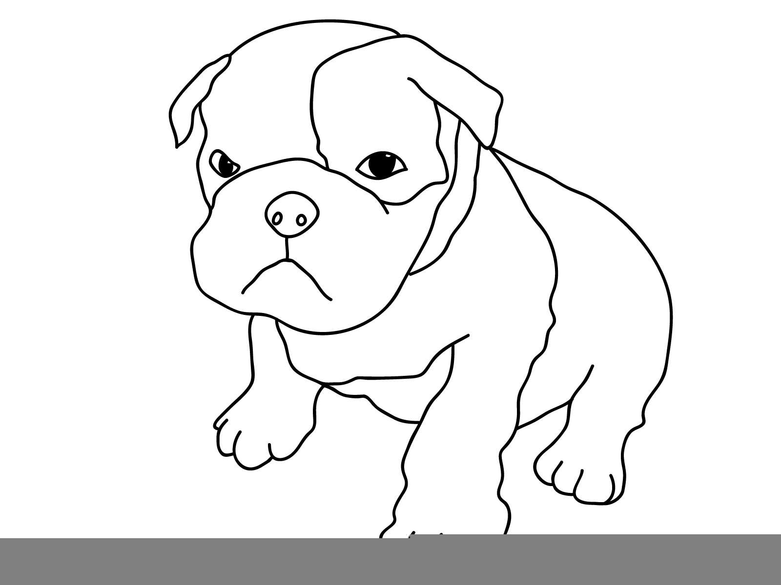 Colouring Pages Dogs Free Printable Free Printable A To Z