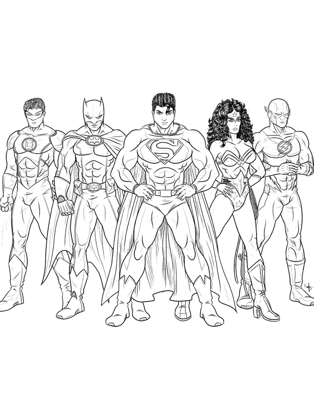 Comic Book Hero Coloring Pages Coloring Pages