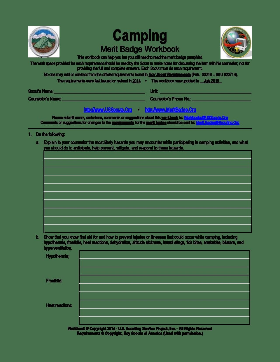 Communications Merit Badge Worksheet Worksheets Library