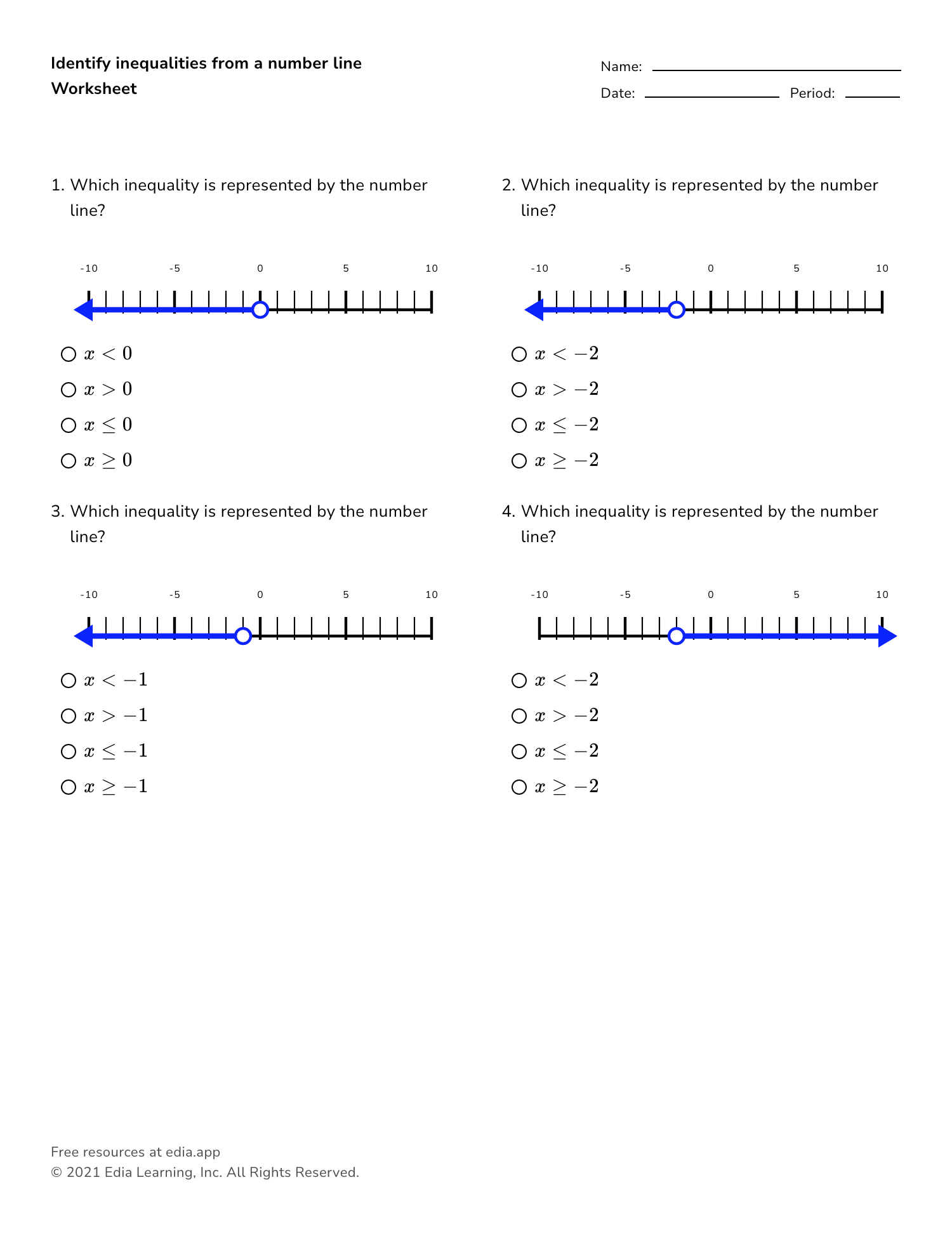 Compound Inequalities Notes And Worksheets Lindsay Bowden 
