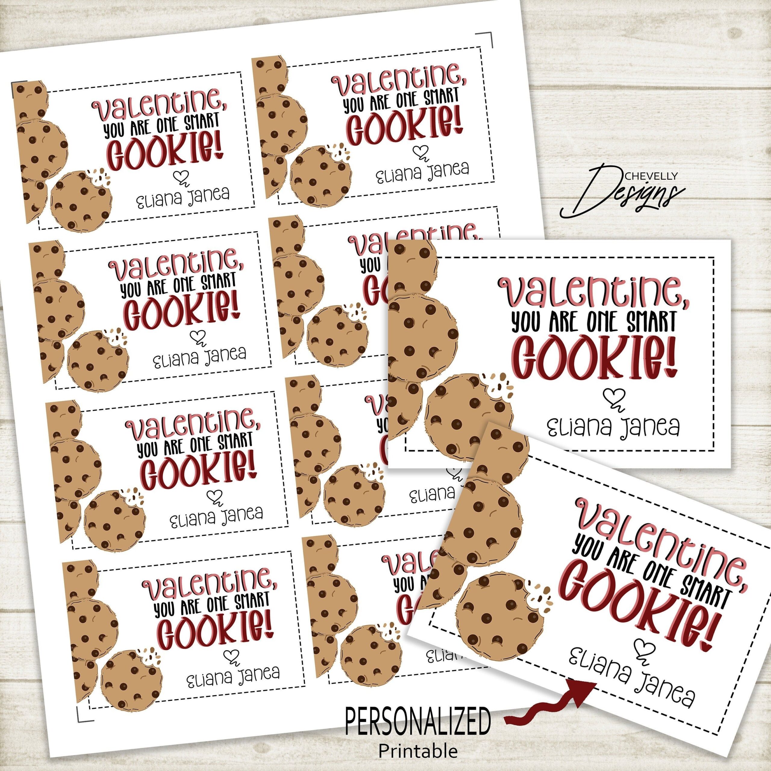 Cookie Valentine Printable Printable Calendars AT A GLANCE