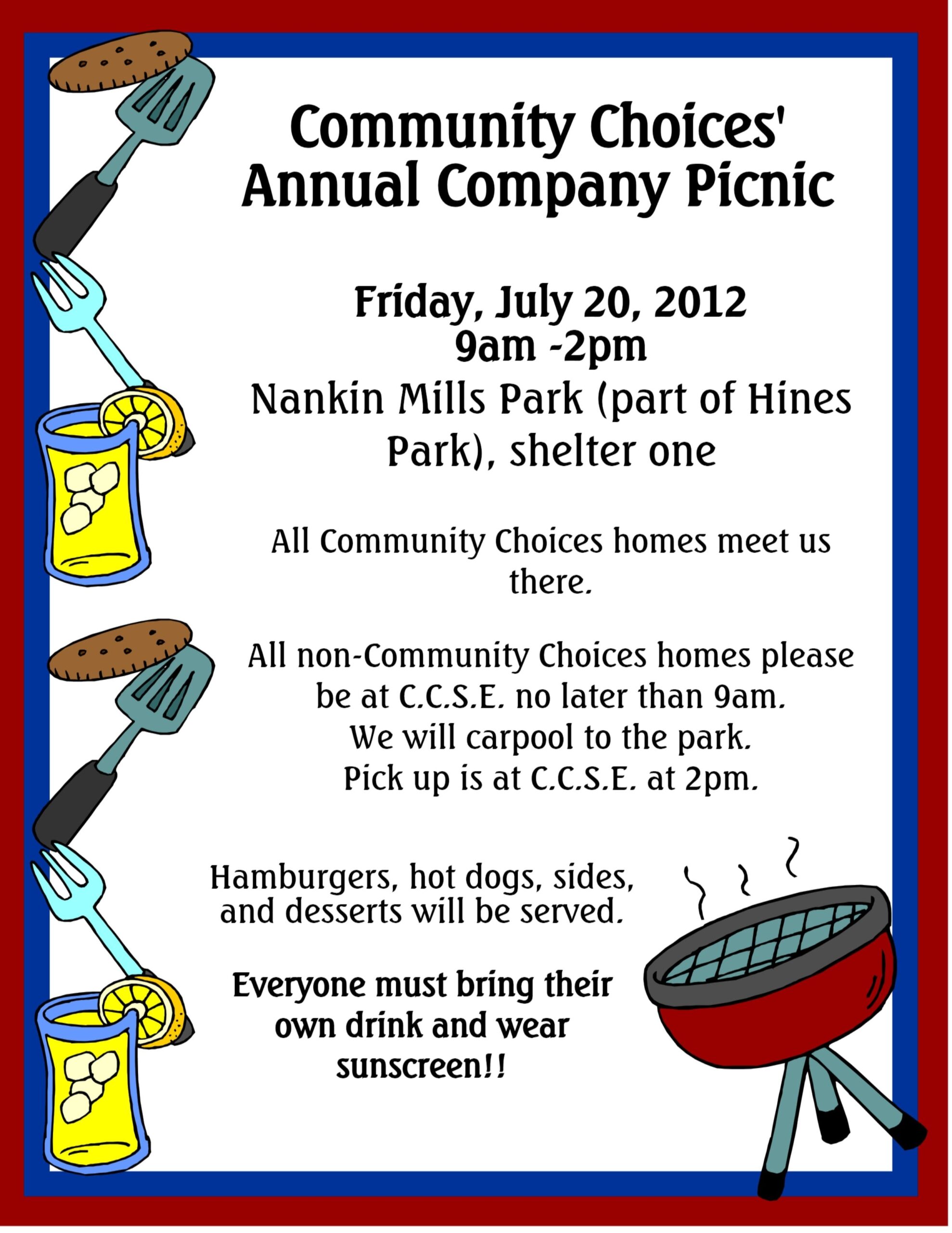 summer cookout invite template