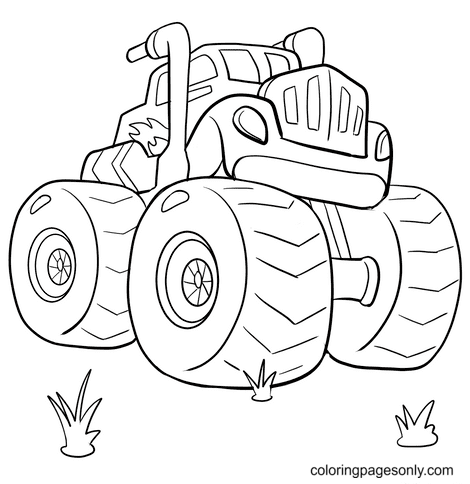 Cool Monster Truck Free Coloring Pages Monster Truck Coloring Pages