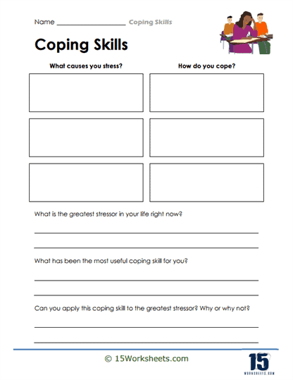 coping skills worksheet