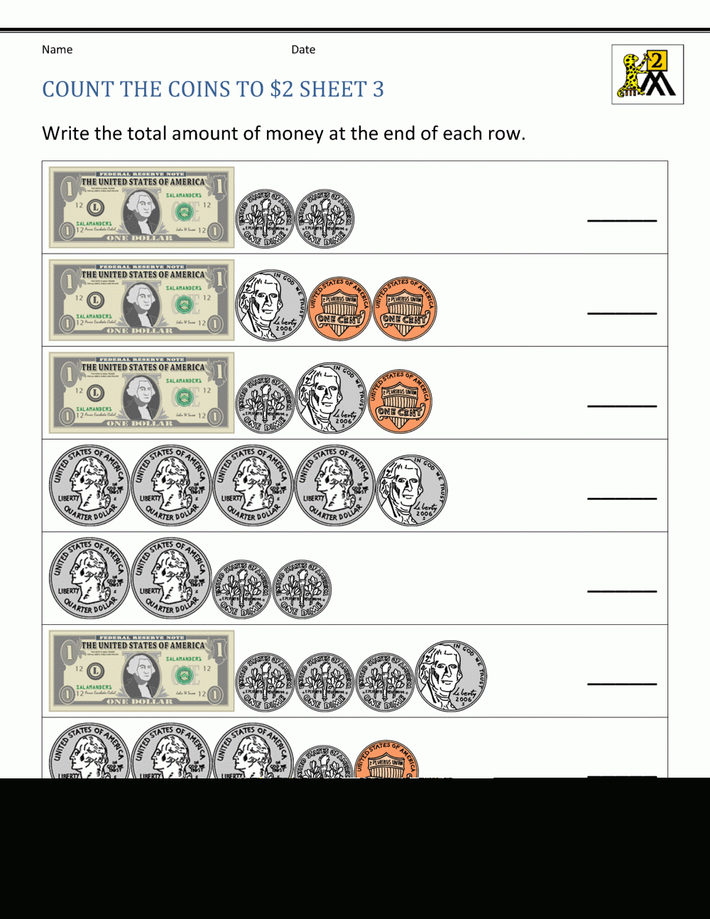 Counting Money Worksheets Grade 2 CountingWorksheets