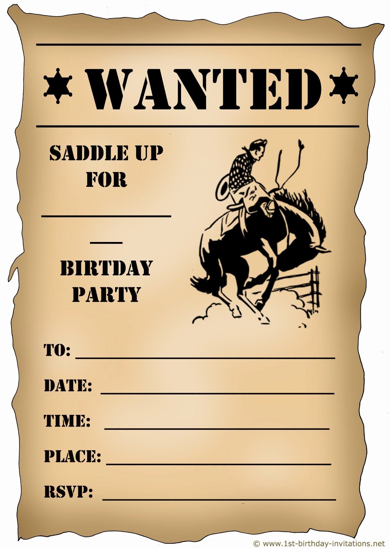 Cowboy Invite Template Dev onallcylinders