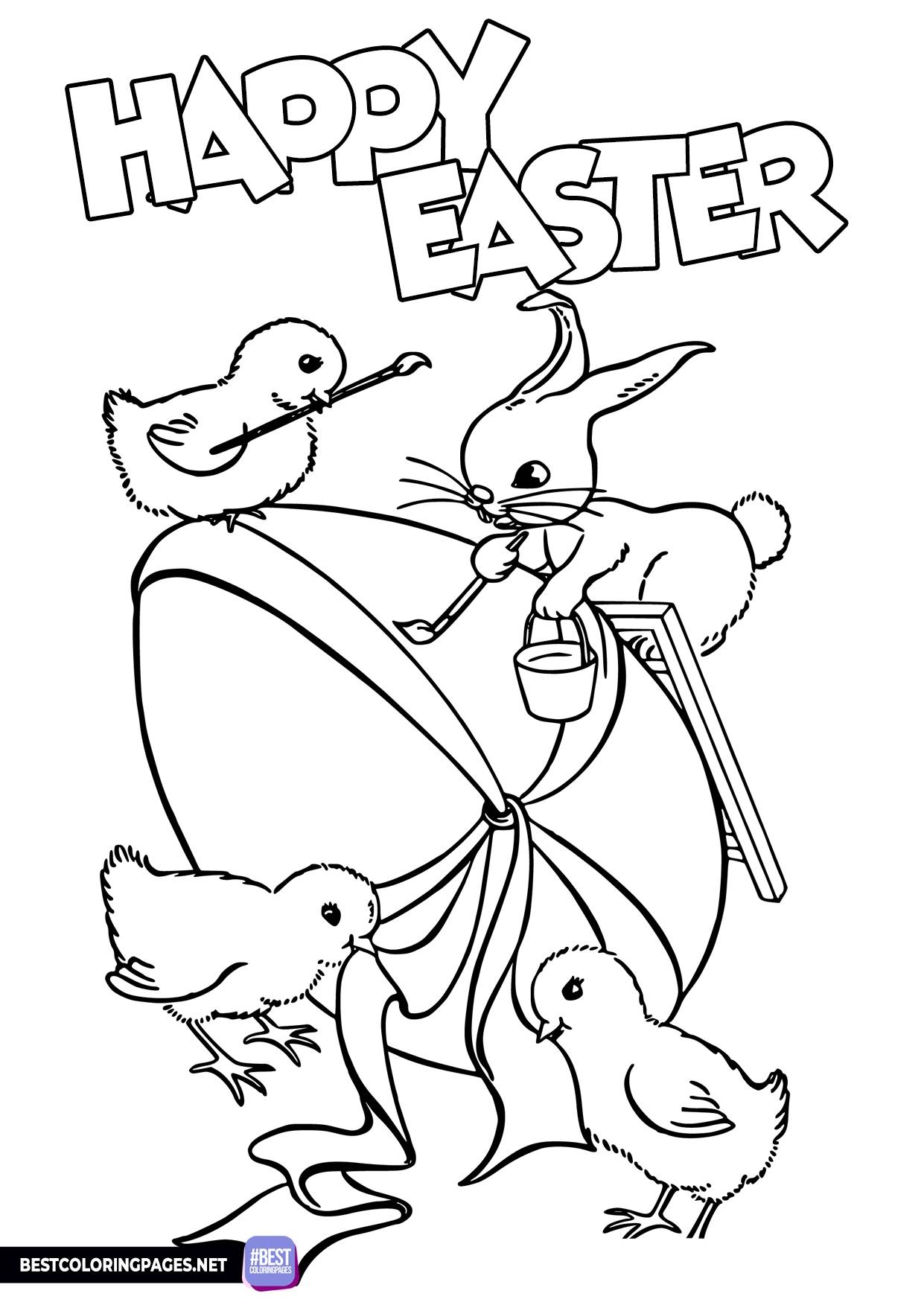 Free Easter Coloring Pages