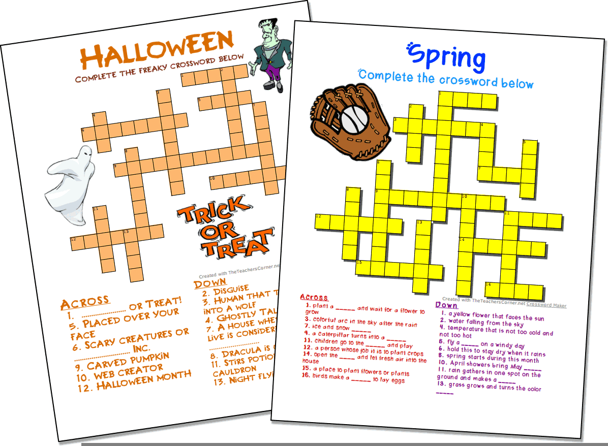 Create A Crossword Puzzle Free Printable Free Printable