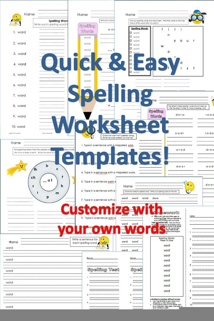 Create Spelling Worksheets Printable Peggy Worksheets