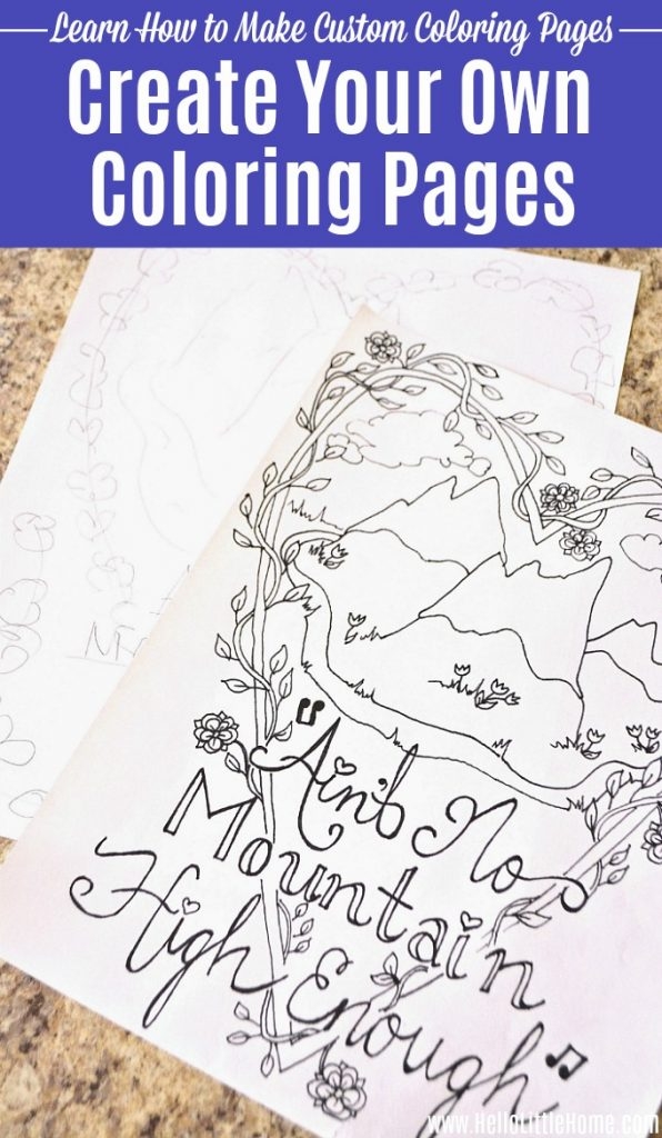 Create Coloring Book Pages From Photos