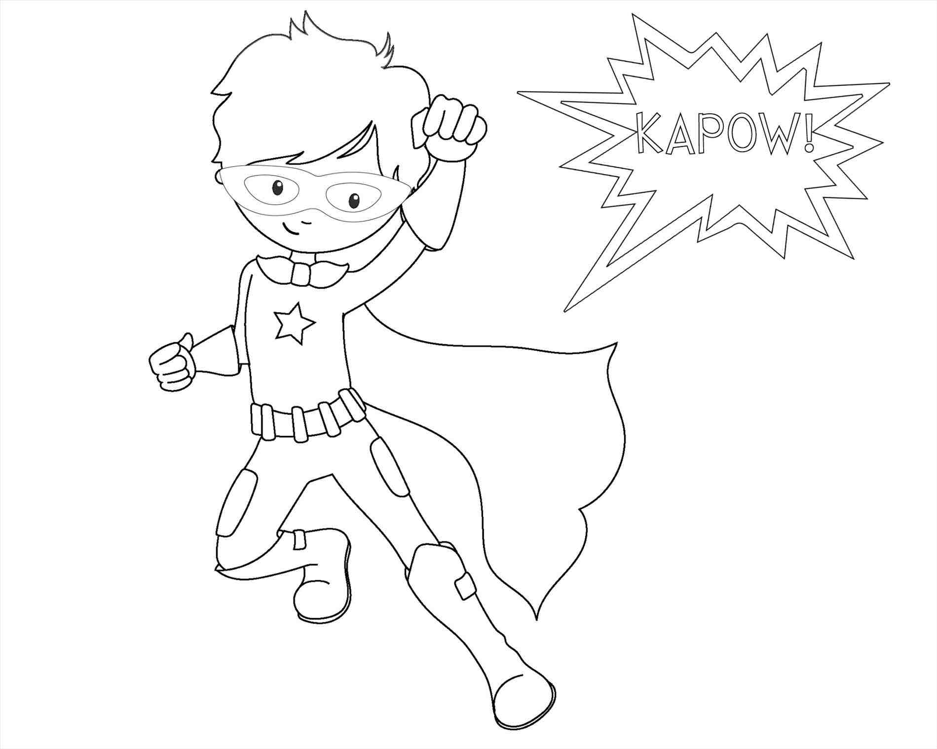 Create Your Own Superhero Coloring Page Superhero Coloring Pages The 
