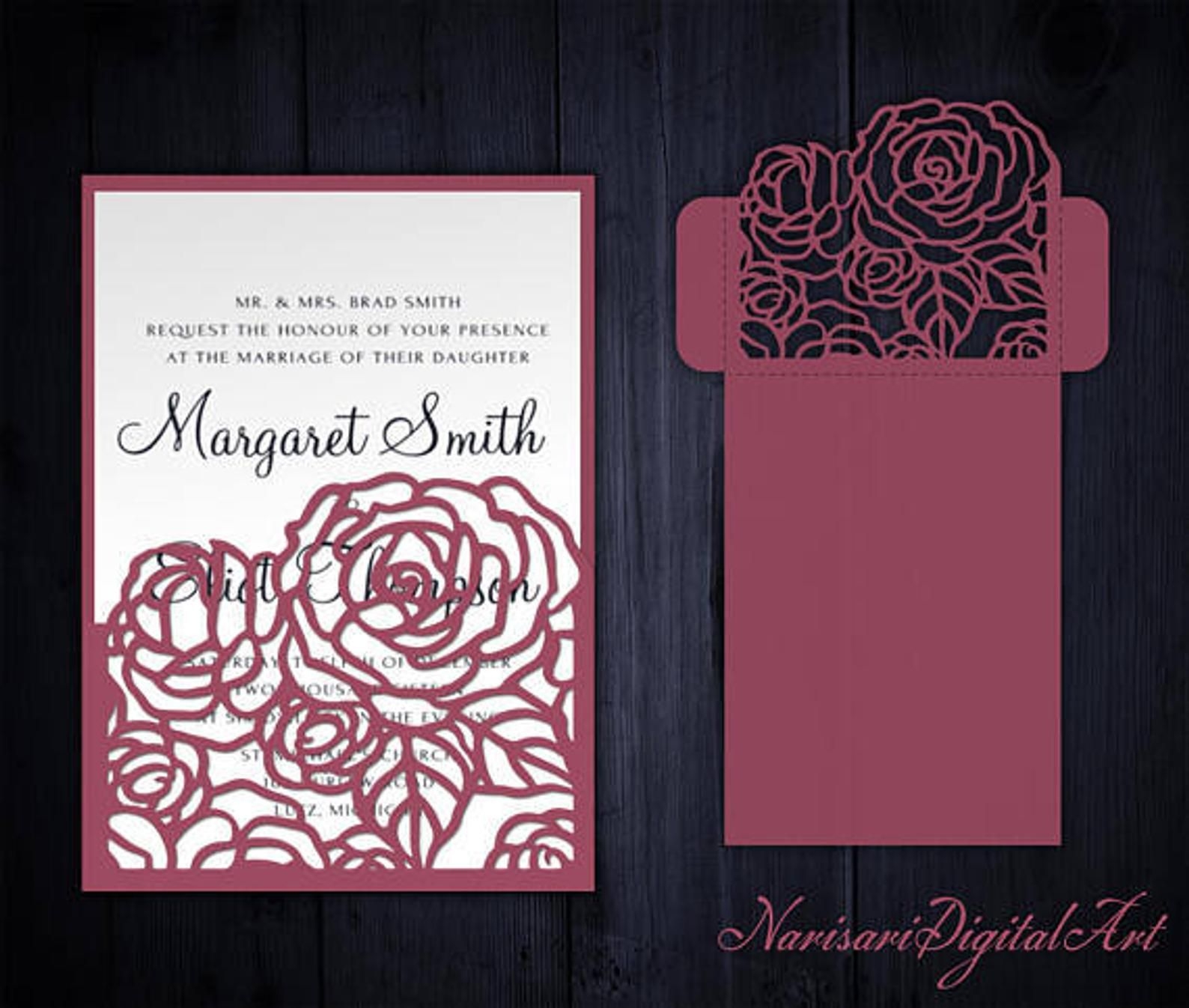 Cricut Wedding Invitation Templates Printable Word Searches