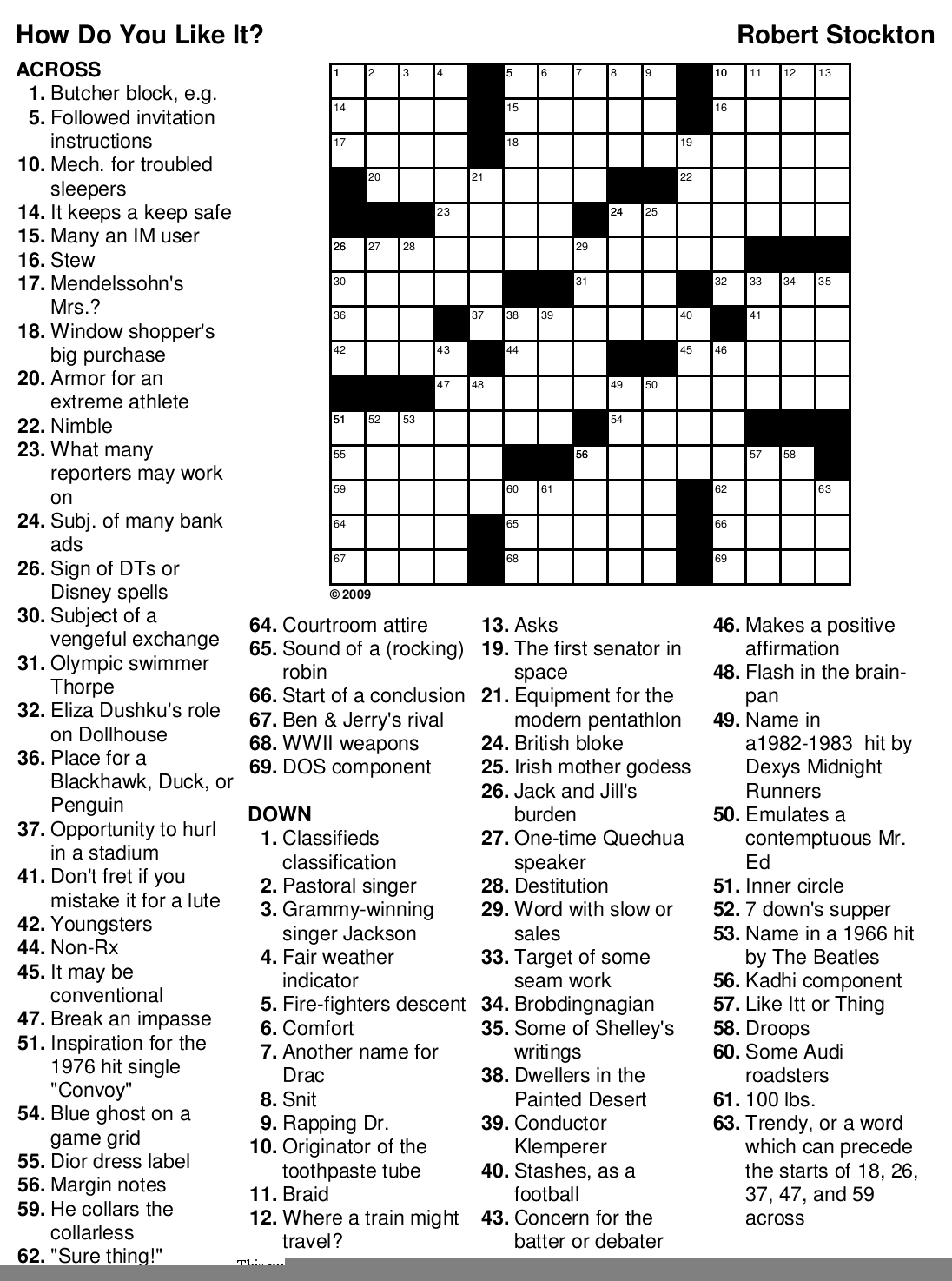 Crossword Puzzle Tagalog Printable Printable Crossword Puzzles