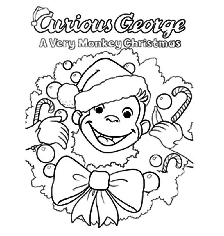 Curious George Coloring Pages