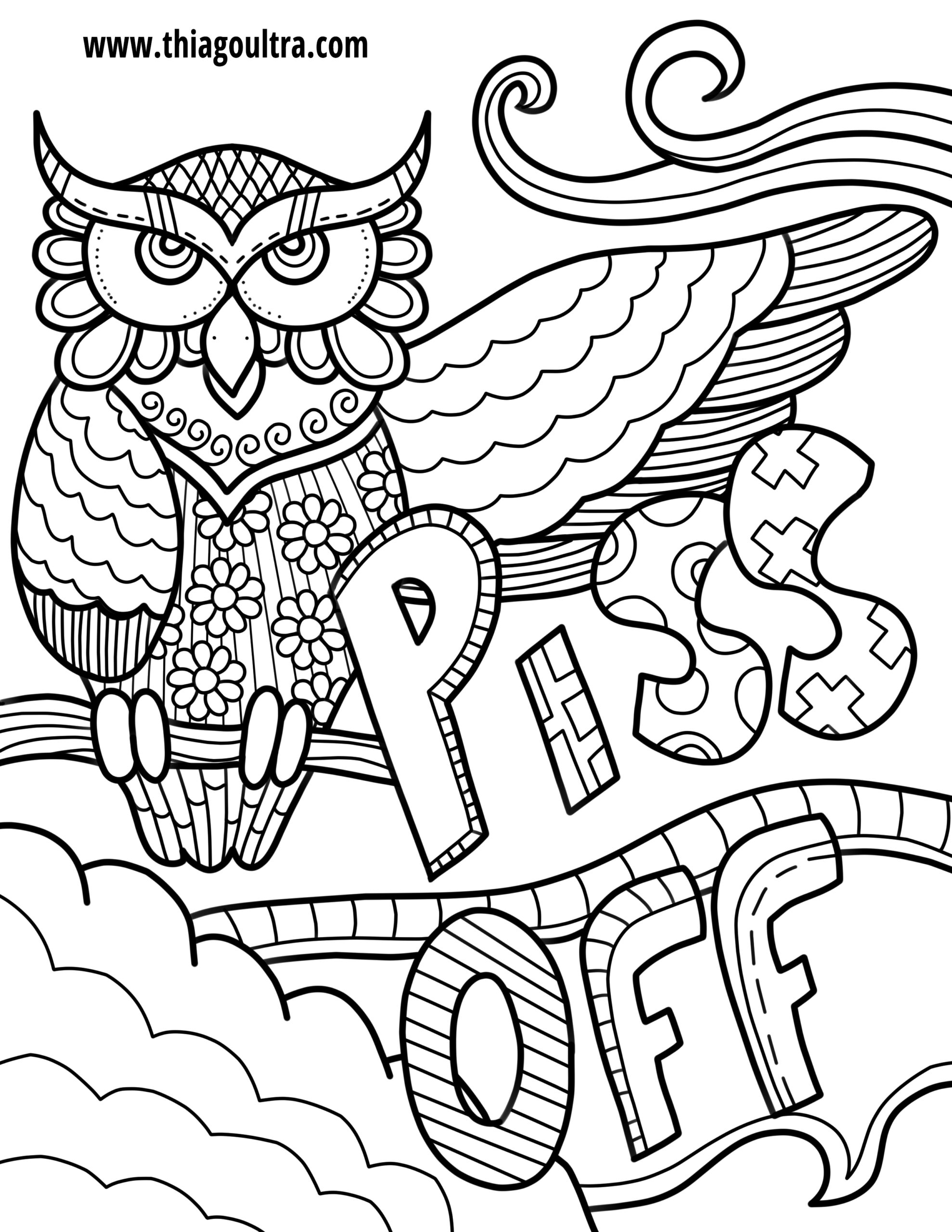 Curse Word Coloring Pages At GetColorings Free Printable 