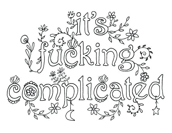 Curse Word Coloring Pages Free Printable At GetDrawings Free Download