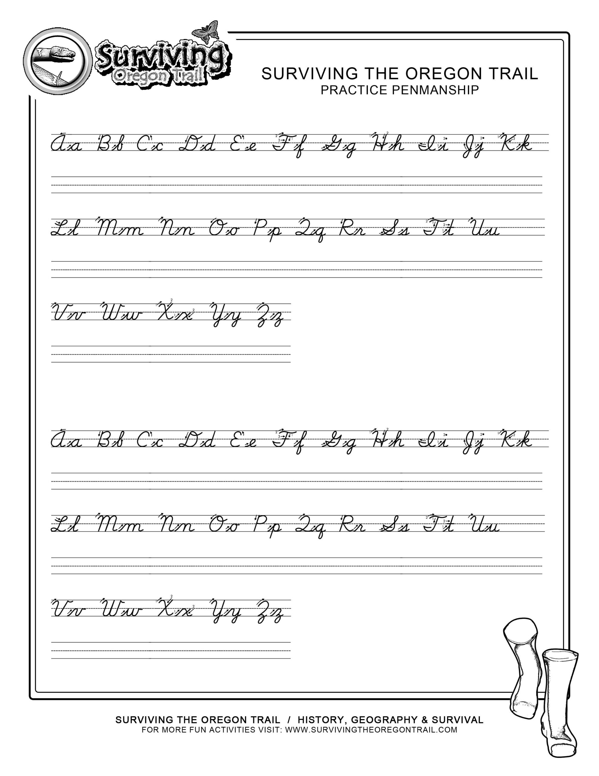 cursive worksheet generator