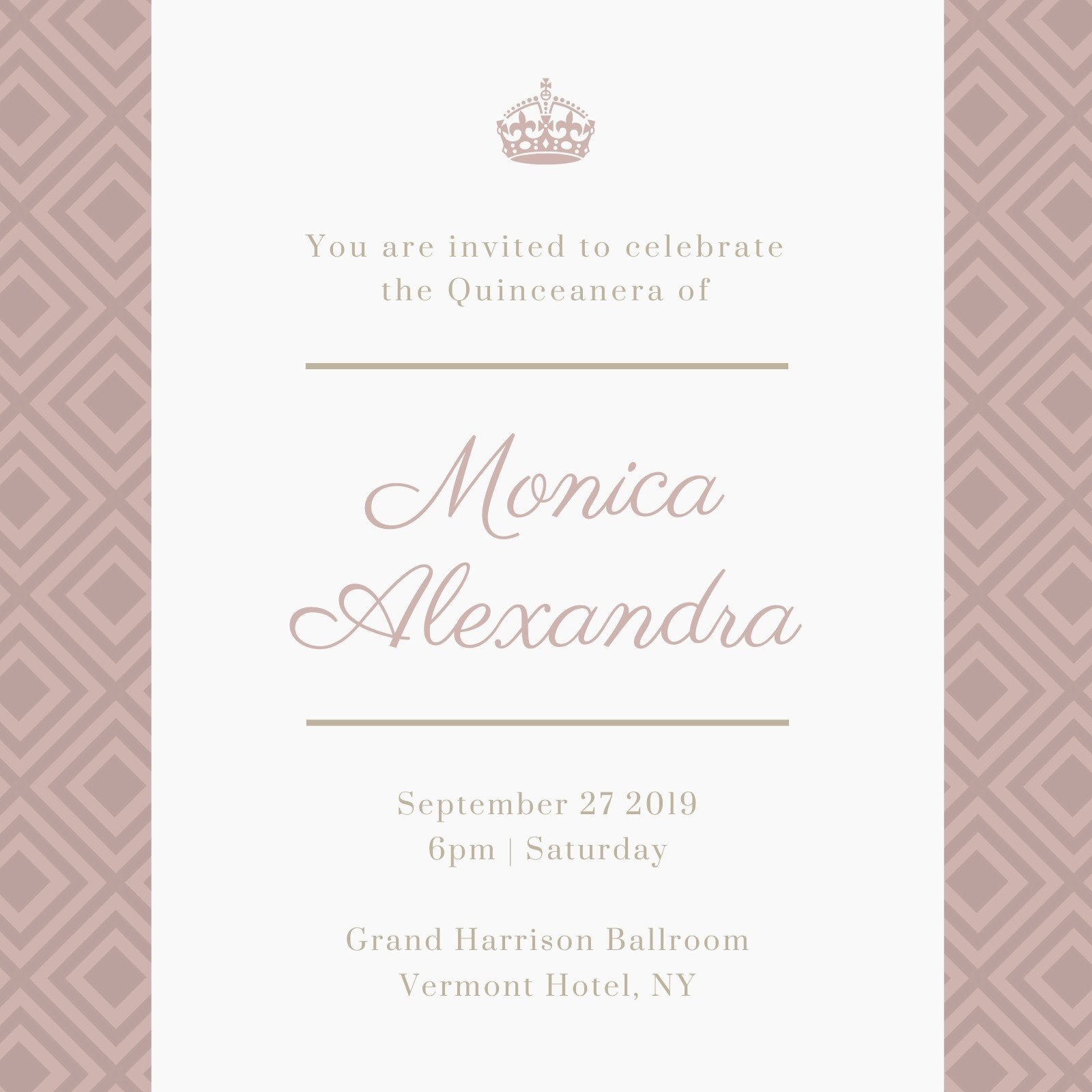 Customize 33 Quinceanera Invitations Templates Online Canva