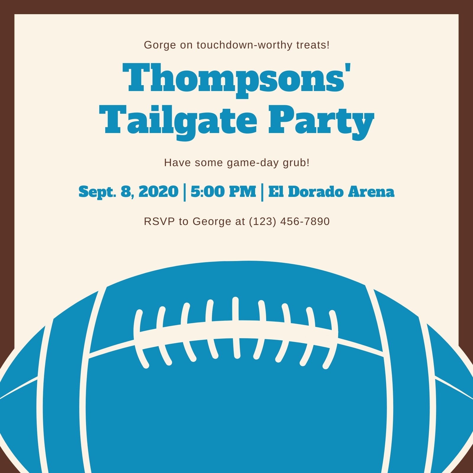 Customize 50 Football Invitations Templates Online Canva