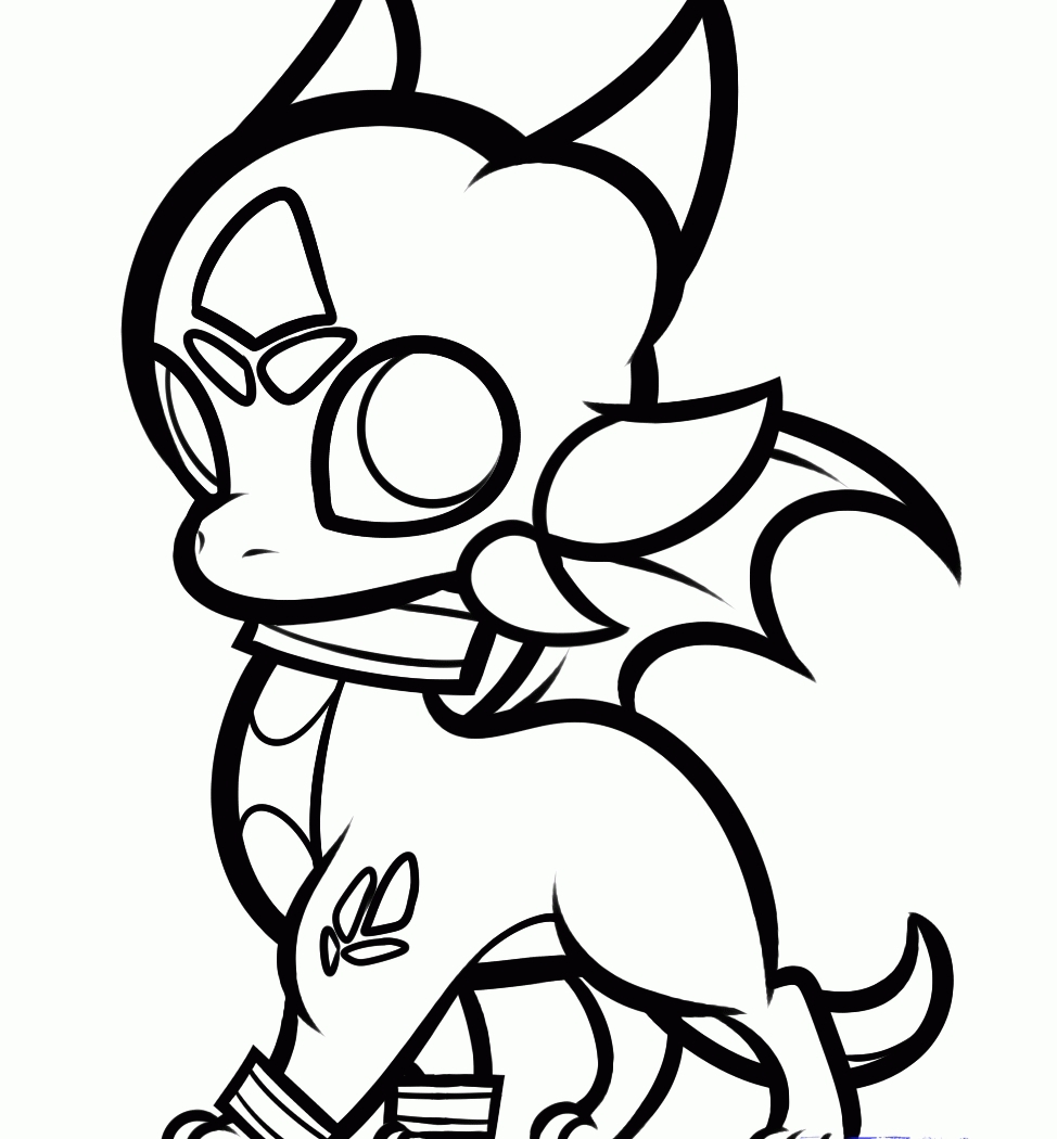Cute Anime Animals Coloring Pages At GetColorings Free Printable 