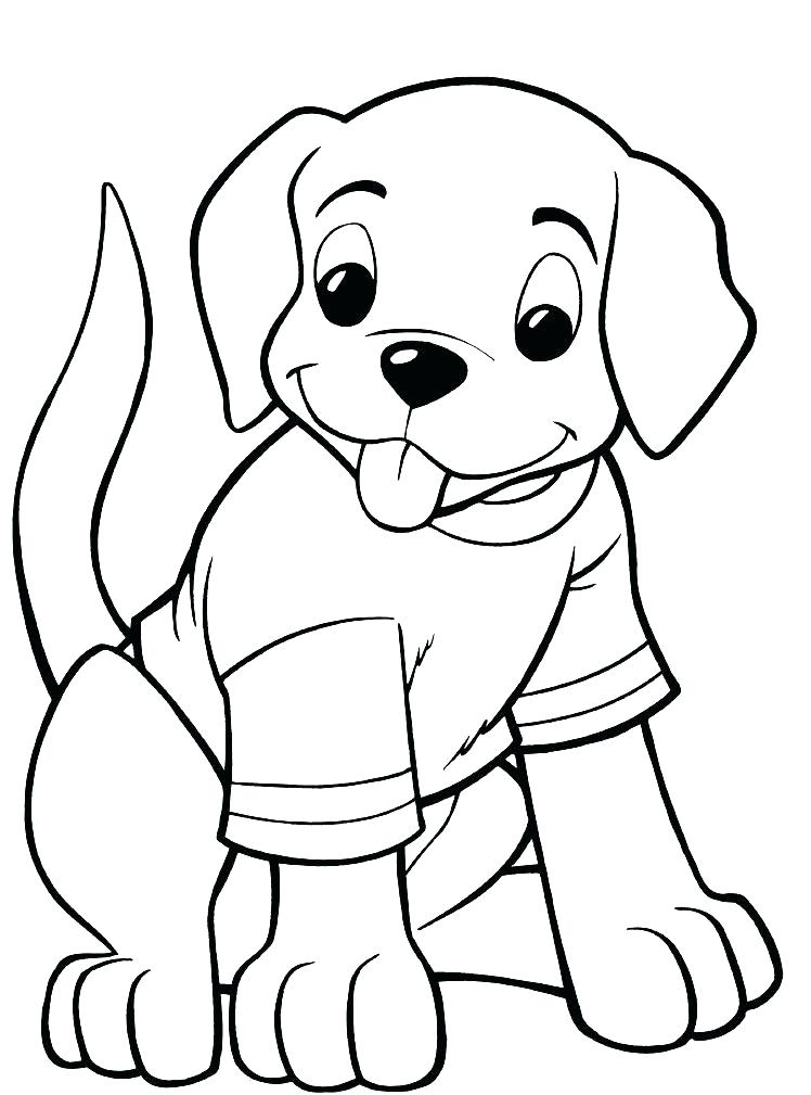 Cute Cartoon Dog Coloring Pages At GetColorings Free Printable 