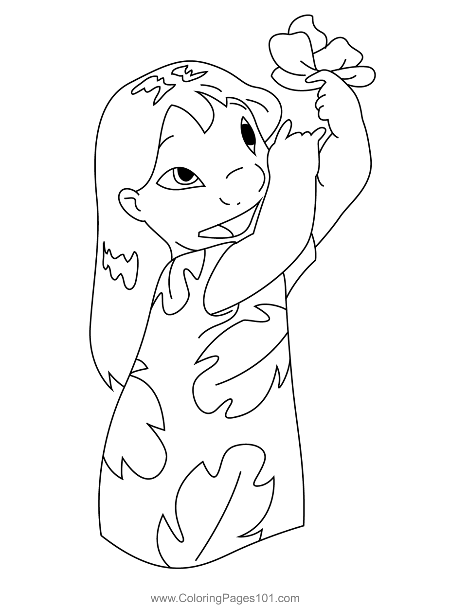 Lilo Coloring Page