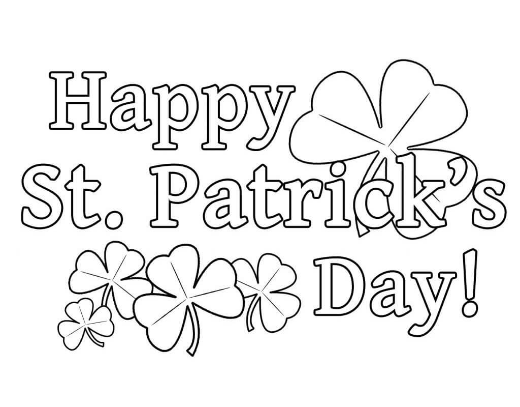 Saint Patricks Day Coloring Pages