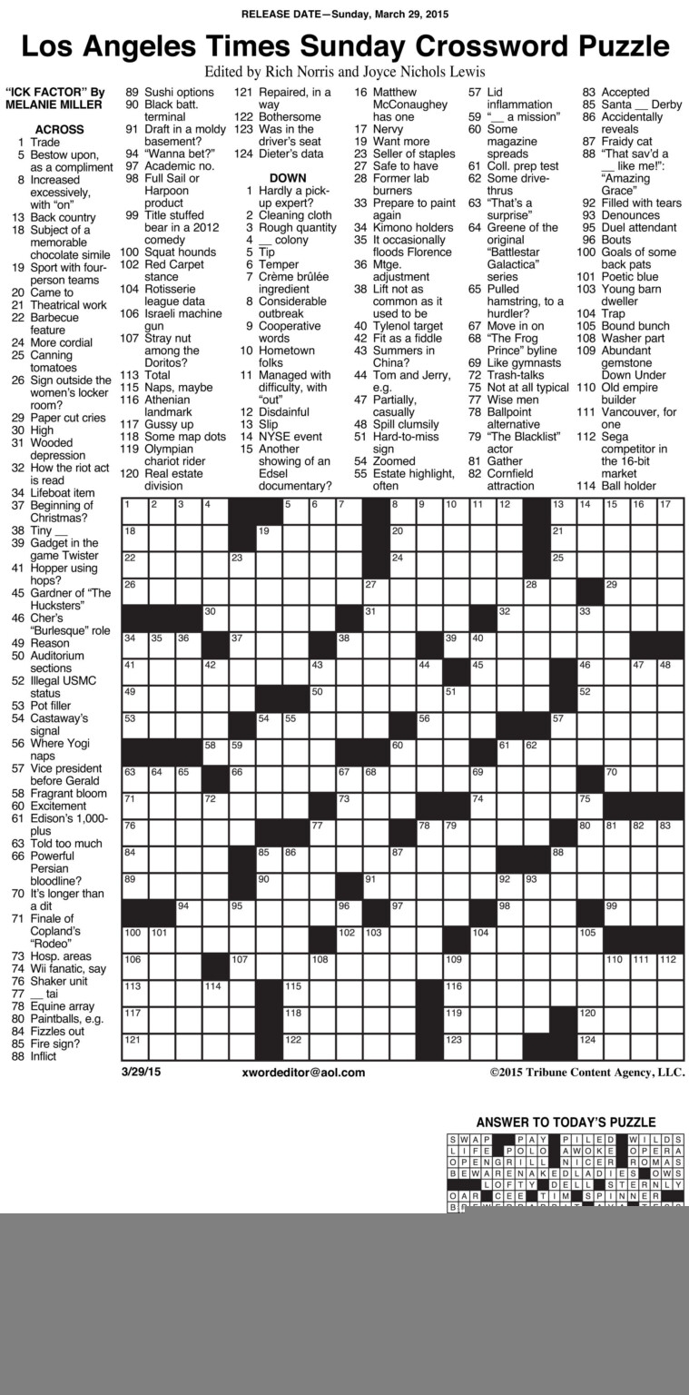 Daily Commuter Crossword Puzzle Printable FreePrintable me
