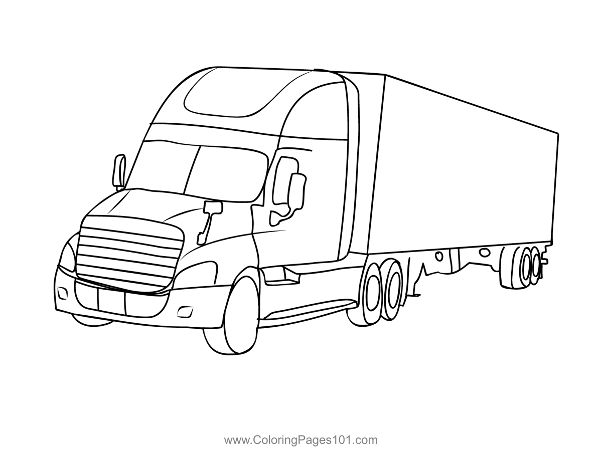 Coloring Pages Trucks