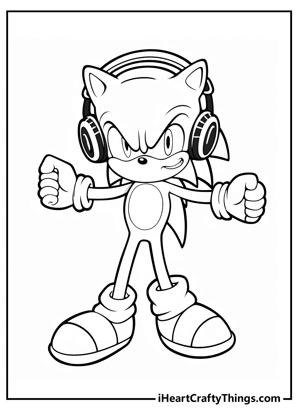 Print Sonic Coloring Pages