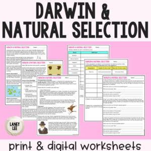 Darwin Natural Selection Evolution Reading Comprehension 59 OFF 
