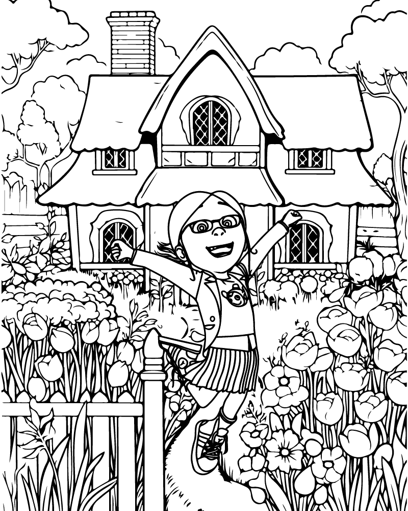 Despicable Me 4 Coloring Pages