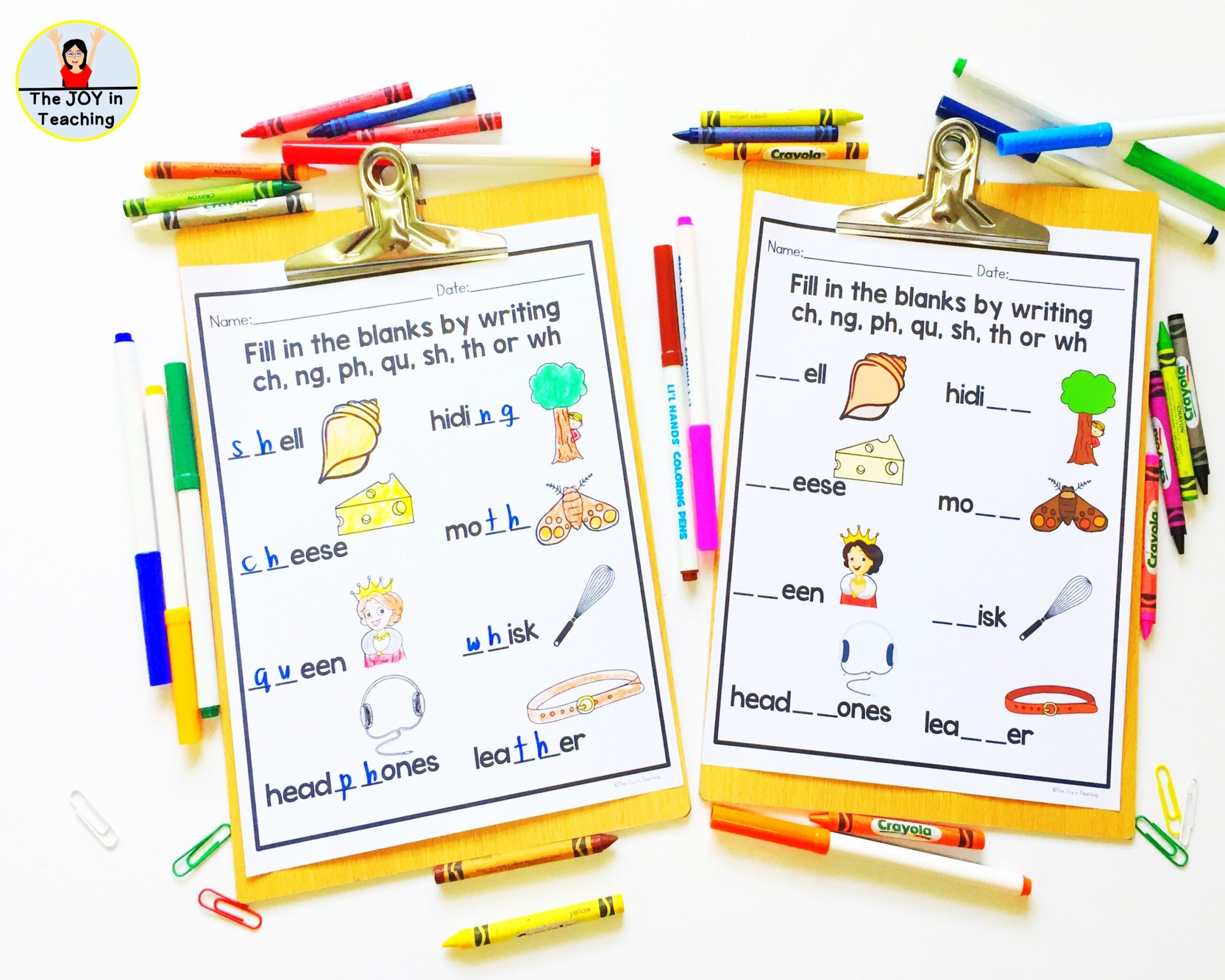 Digraph Worksheet Etsy