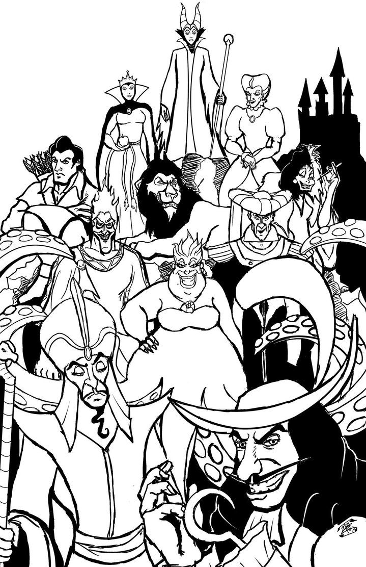 Disney Coloring Pages For Adults
