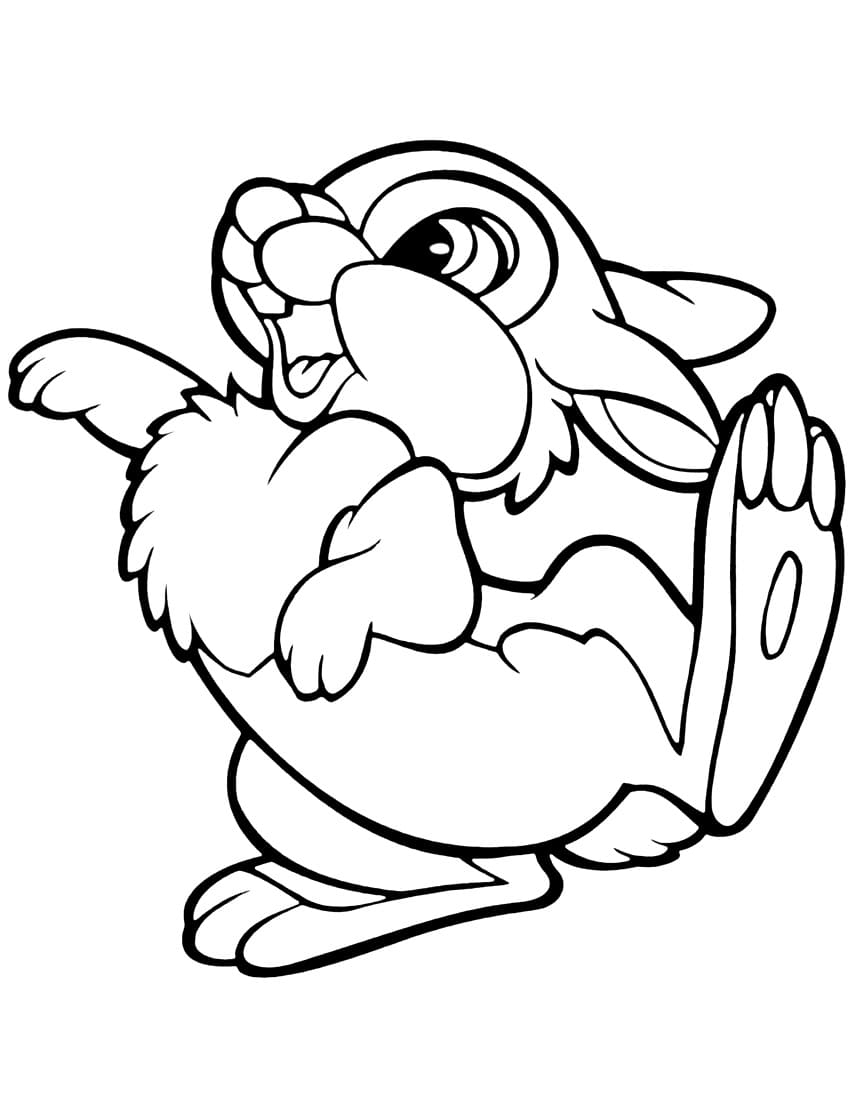 Rabbit Coloring Page