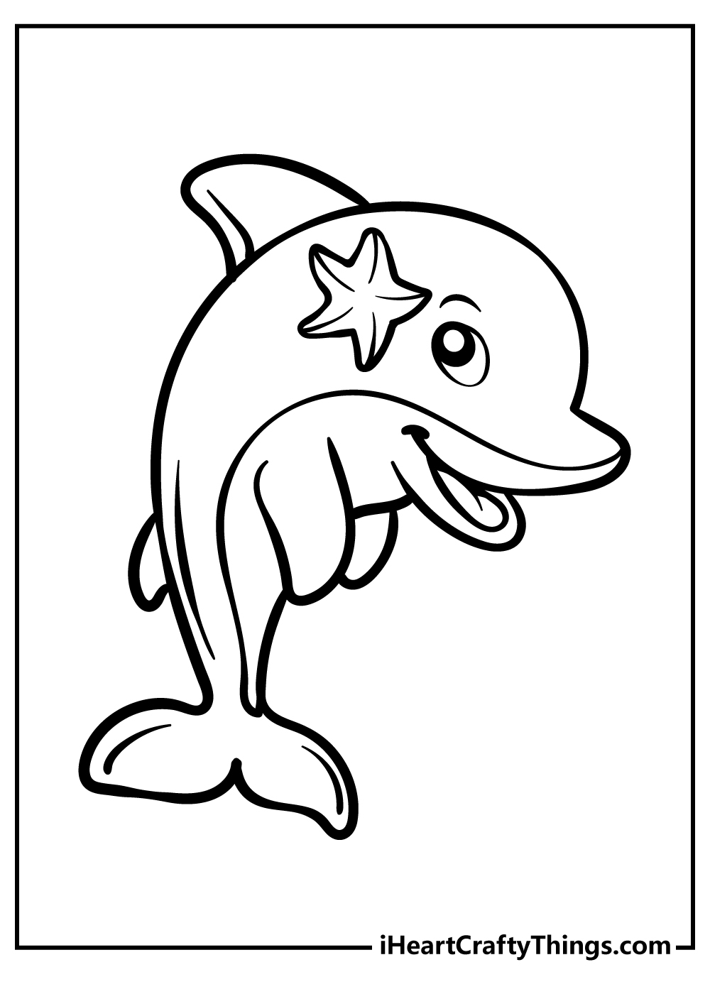 printable coloring pages dolphin