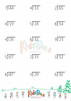 division with remainders worksheet