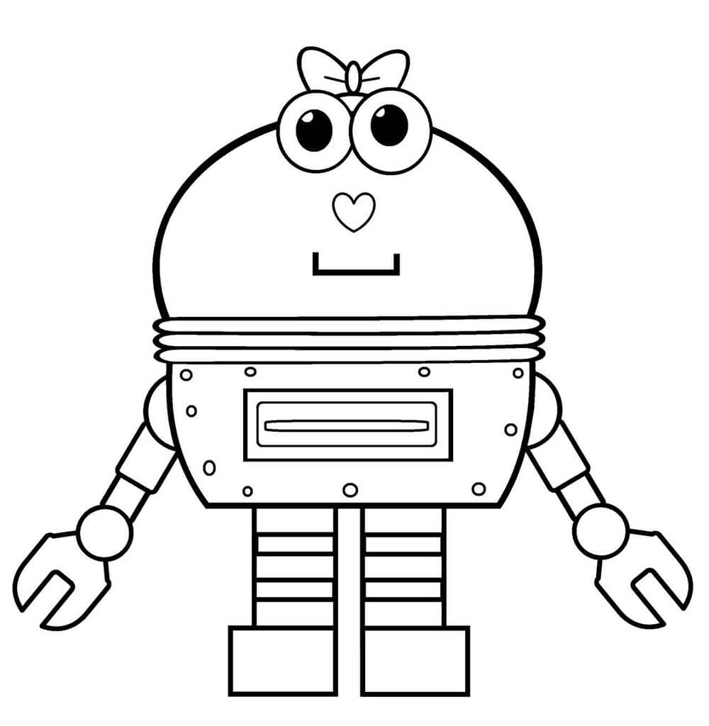 Robot Coloring Pages
