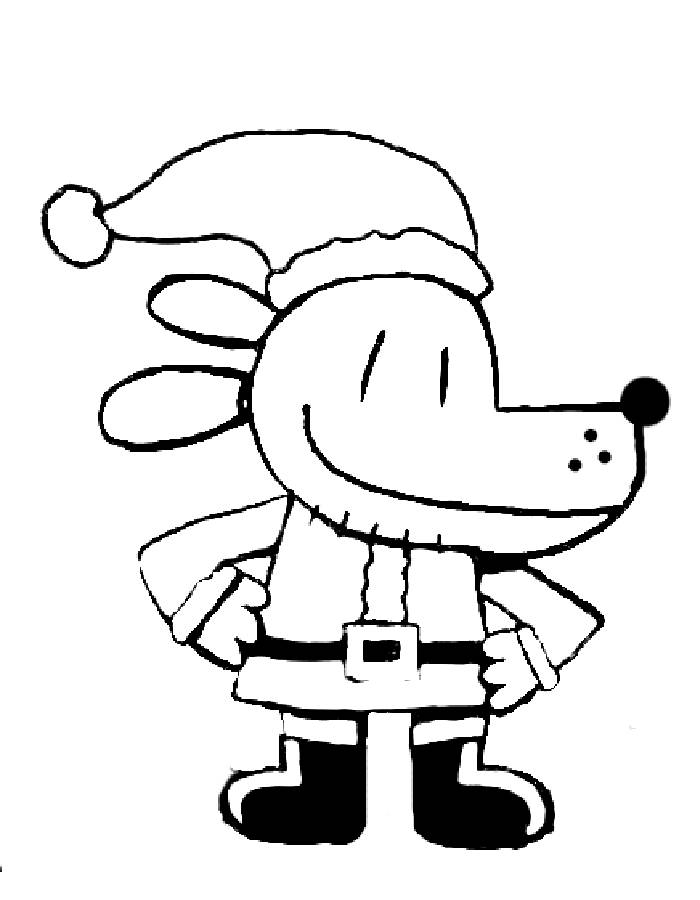 Dogman Color Sheets Coloring Page Free Printable PDF 