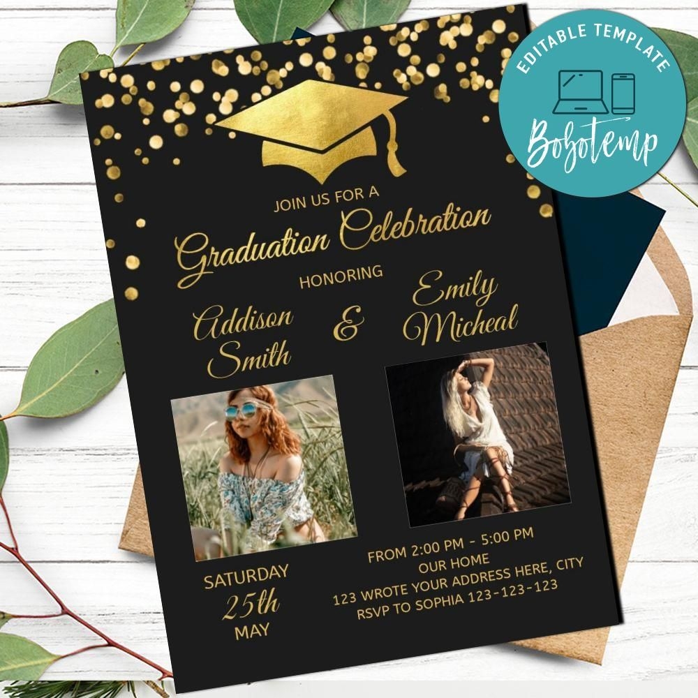 graduation party invites template