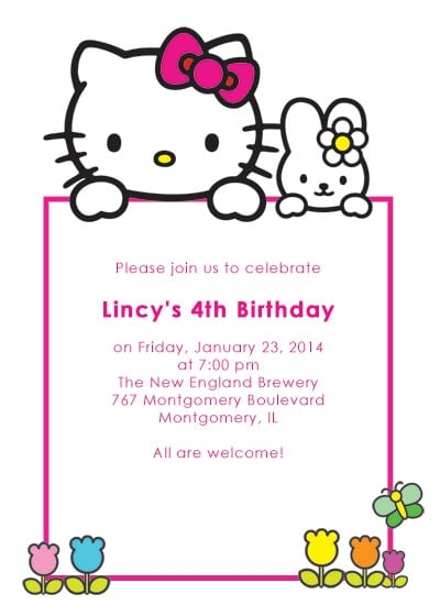 Downloadable 7th Birthday Invitation Templates