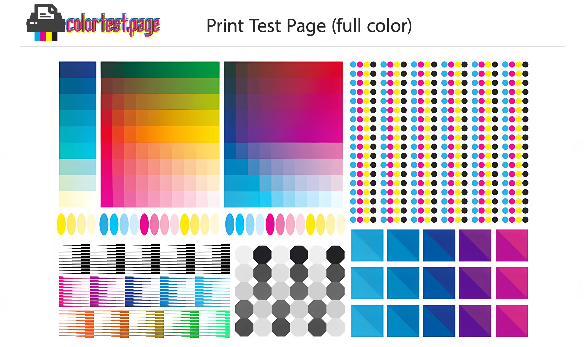 Downloads Color Test Page