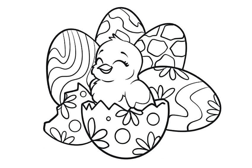 free easter coloring book pages