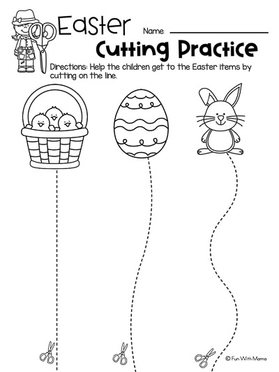 Easter Preschool Worksheets Best Coloring Pages For Kids Worksheets