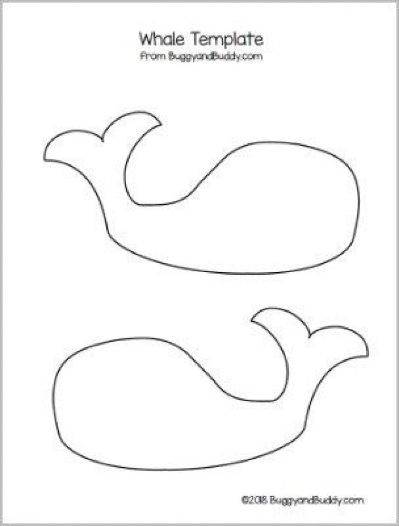 Easy Whale Craft For Kids With Printable Template Art Activities Free 