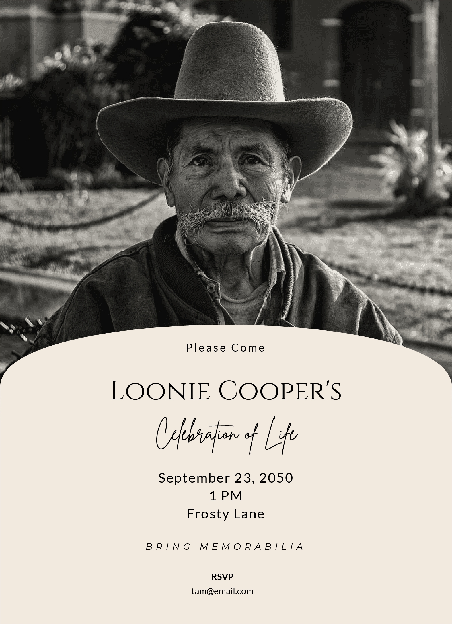 Editable Celebration Of Life Invitation Templates In Word To Download